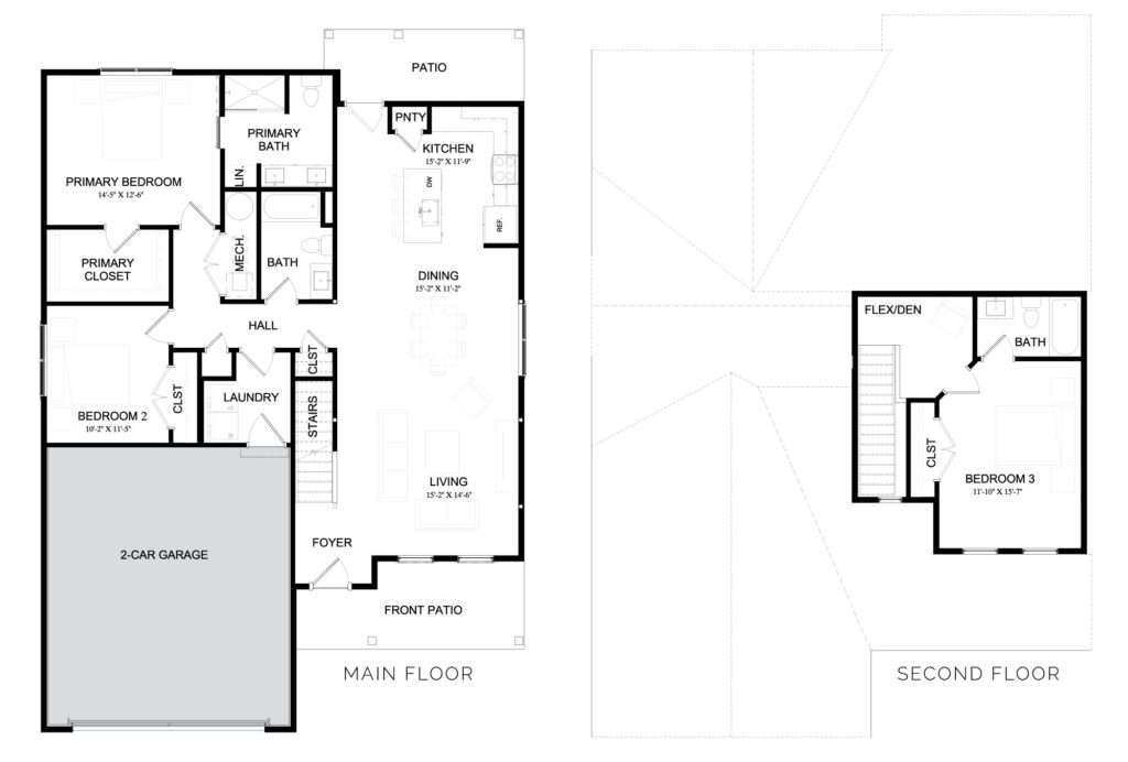 Adaline 3-bedroom floor plan